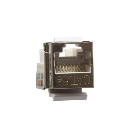 Swe-Tech 3C Slimline Shielded Cat5e Keystone Jack, RJ45 Female to 110 Punch Down FWT310-520